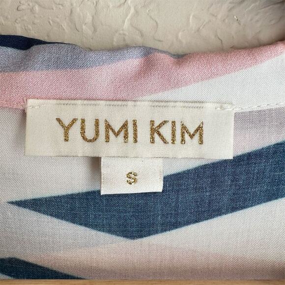 Yumi Kim Women's Striped Romper Size S Multicolor Long Sleeve Casual Spring - Picture 2 of 6